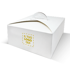 capri-bianco Scatola Capri per pasticceria personalizzabile