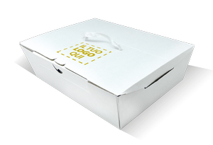 clap-bianco Scatola Clap per pasticceria personalizzabile
