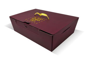 clap-bordeaux Scatola Clap per pasticceria personalizzabile