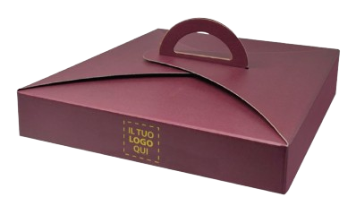 panarea_porta-crostate-bordeaux Scatola porta crostate Panarea personalizzata con logo